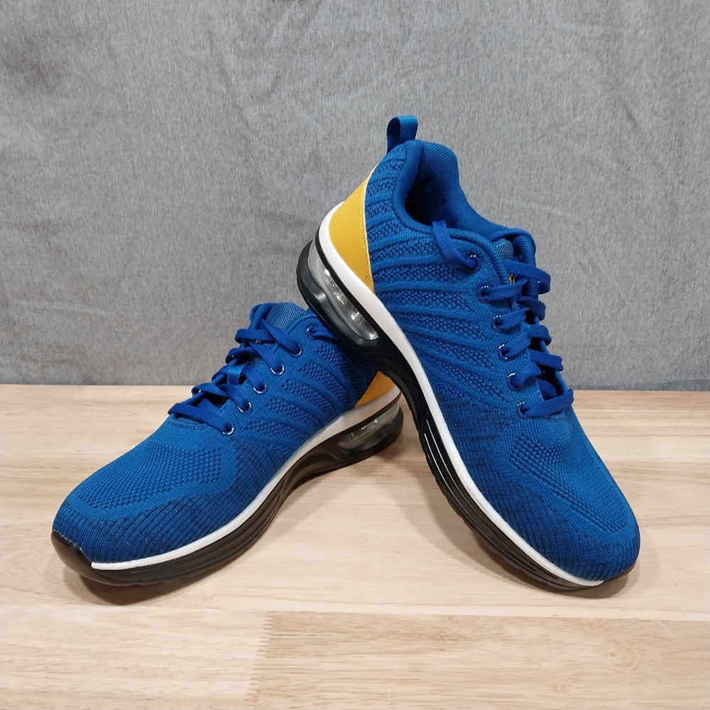 Mishansha Running Shoes Mens Knit Air Cushion AP023 Size 8 Blue